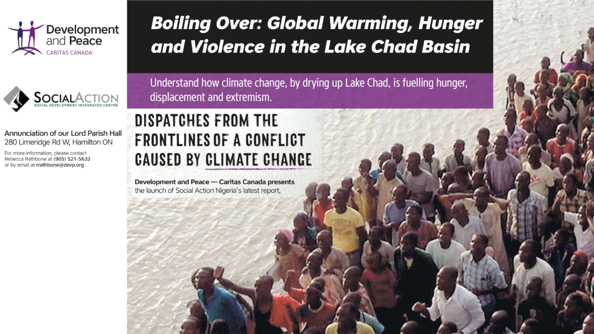 Nov. 24  |  Boiling Over: Global Warming, Hunger and Violence in the Lake Chad Basin